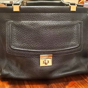 Kate Spade Leather Shoulder Bag (Black)